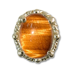 rl394 Tiger Eye Bracelet Slide 